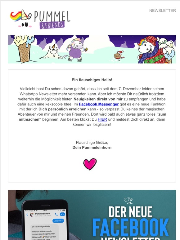 Der neue Facebook Newsletter