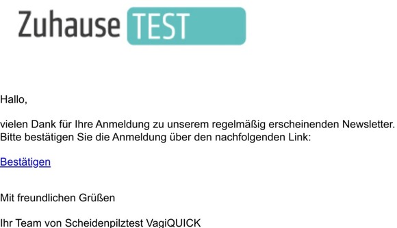 Bitte bestätigen Sie Ihre Newsletter-Anmeldung