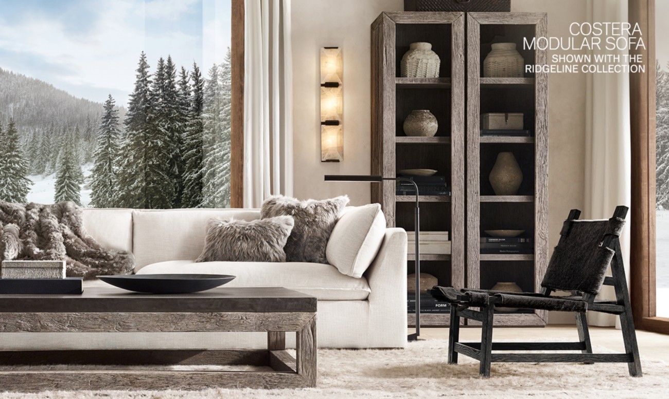 Restoration Hardware RH Ski House Presents Courchevel & the Ridgeline