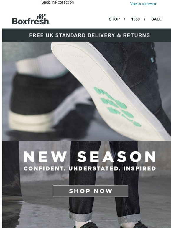 New season style inspiration from Boxfresh