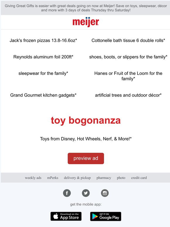 Meijer: Santa Bucks are Back! Plus, BOGO50% off Toys from Disney, Hot ...