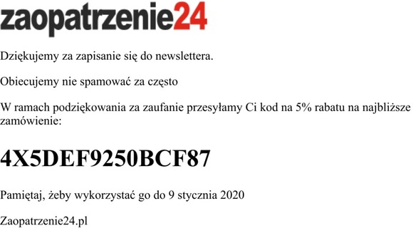 Zapis do newslettera