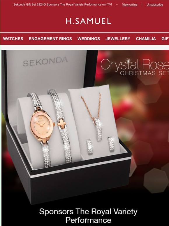 Sekonda secret clearance rose gift set