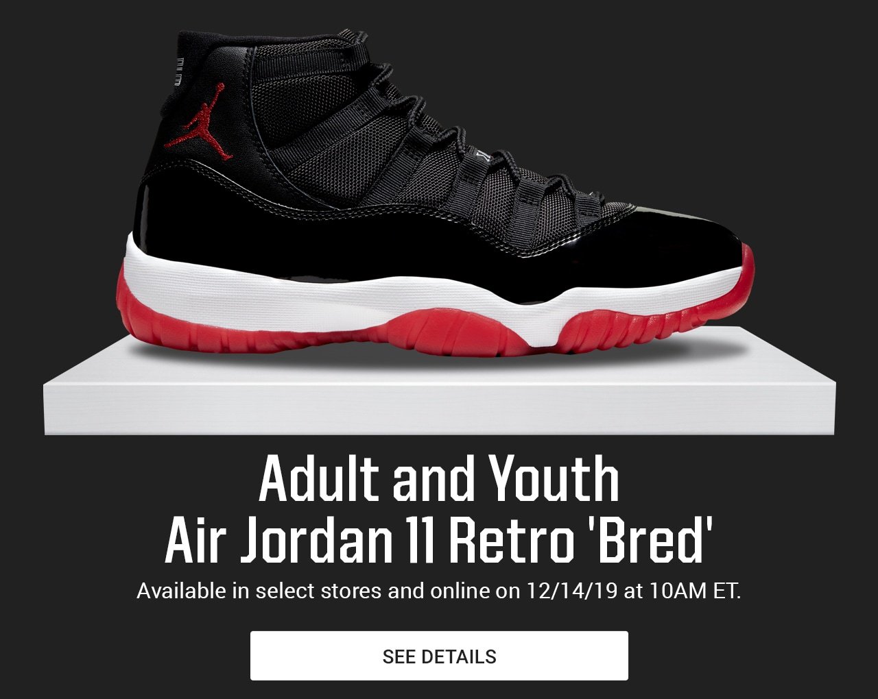 Nike Air Jordan 11 Retro 'Bred 