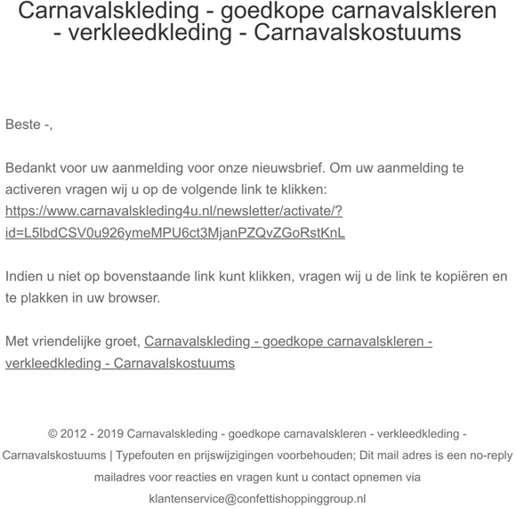 Aanmelden nieuwsbrief