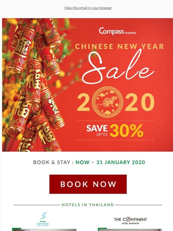 Having Plans this Chinese New Year? Our Special Offers has You Covered
