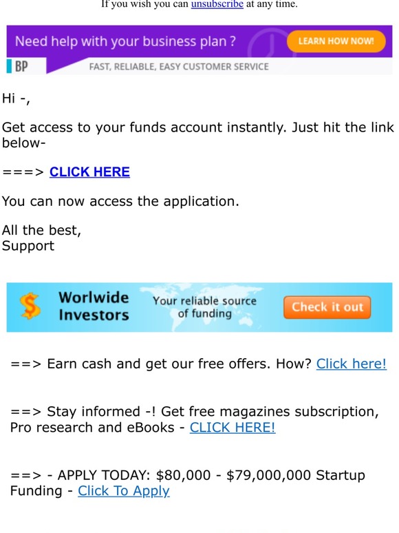 Your funding account is waiting for approval