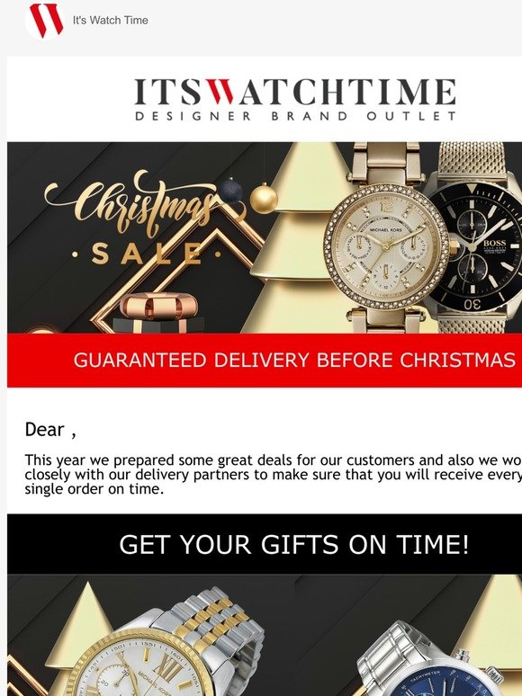 ☰ Christmas gifts always on time!