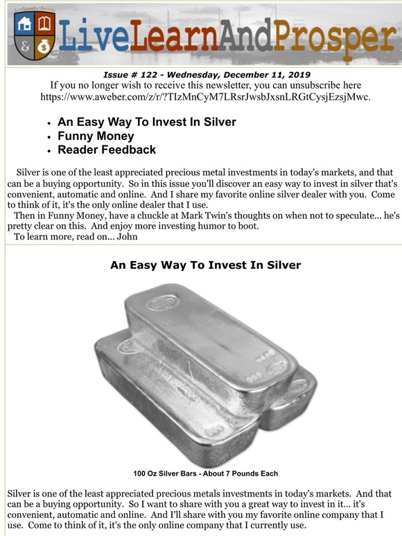 An Easy Way To Invest In Silver