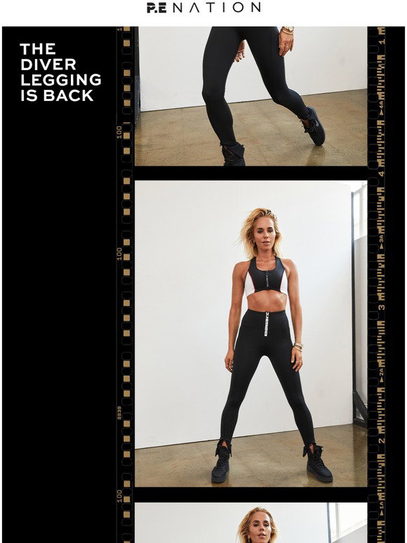 P.E Nation: THE DIVER LEGGING IS BACK 