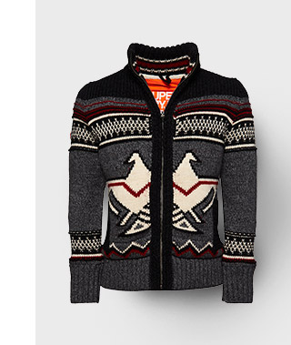 superdry icon brynner cardigan