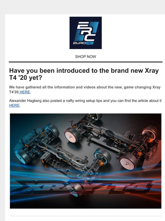 Eurorc Com Xray T4 In Spotlight Traxxas Maxx Is Here Special Gift With New Cars Milled