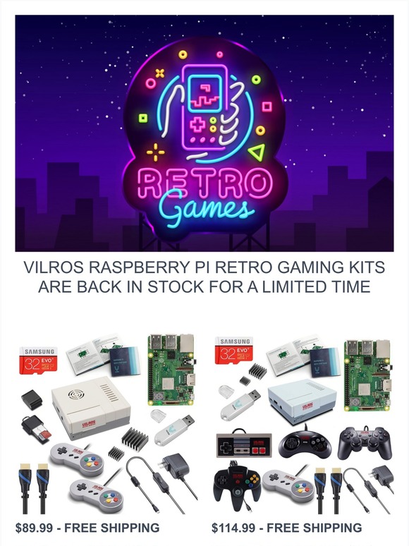 vilros retro gaming