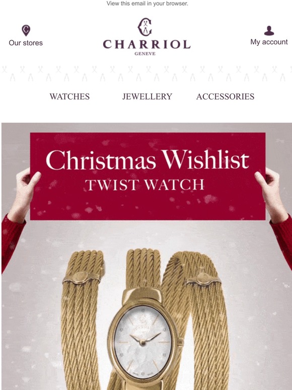 charriol twist watch