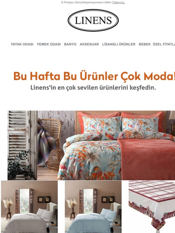 Linens Com Tr Sevgili Uyemiz Haftanin En Cok Begenilen Urunlerini Kacirma Milled