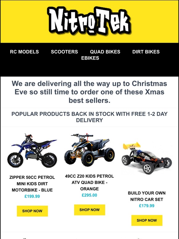Still Time To Order Xmas Best Sellers