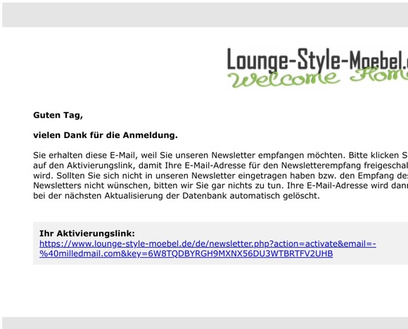 Ihre Newsletteranmeldung