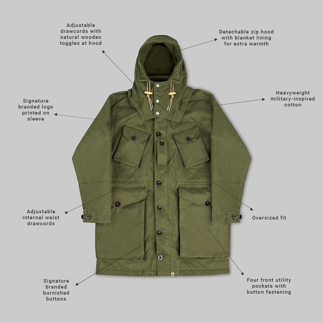 Pretty green canadian parka Outlet