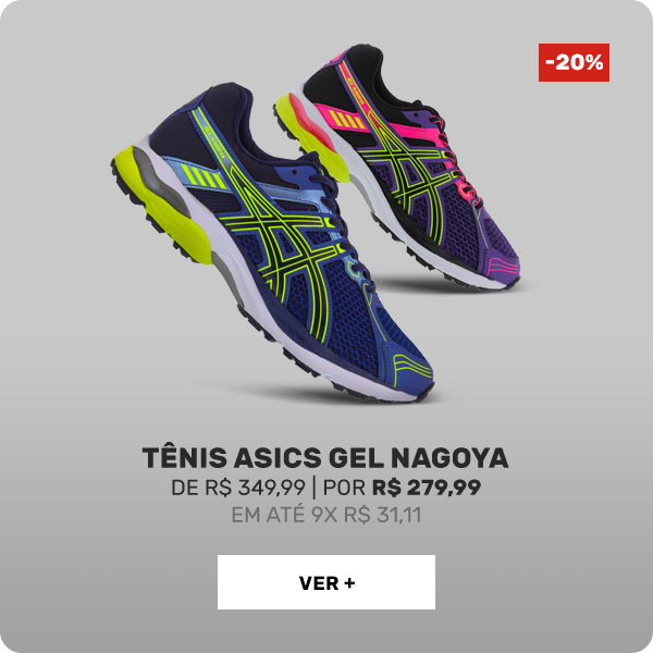 Centauro: Asics Gel Nagoya com 20% OFF! Confira! | Milled