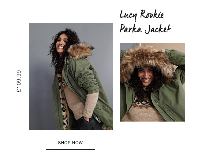 superdry lucy rookie parka jacket