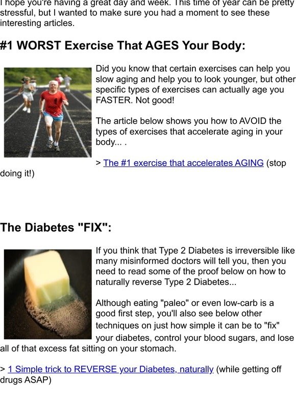 The #1 WORST exercise for aging | Diabetes Fix | Indian spice latte better than ambien