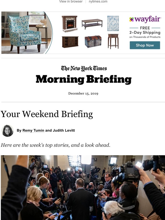 The New York Times Your Morning Briefing Milled 