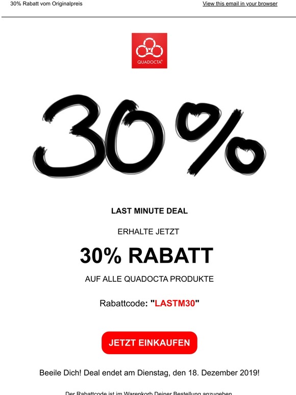 🎅 LAST MINUTE DEAL 🌠 Jetzt 30% Rabatt ⭐