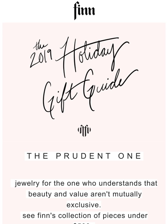 FOR THE PRUDENT ONE