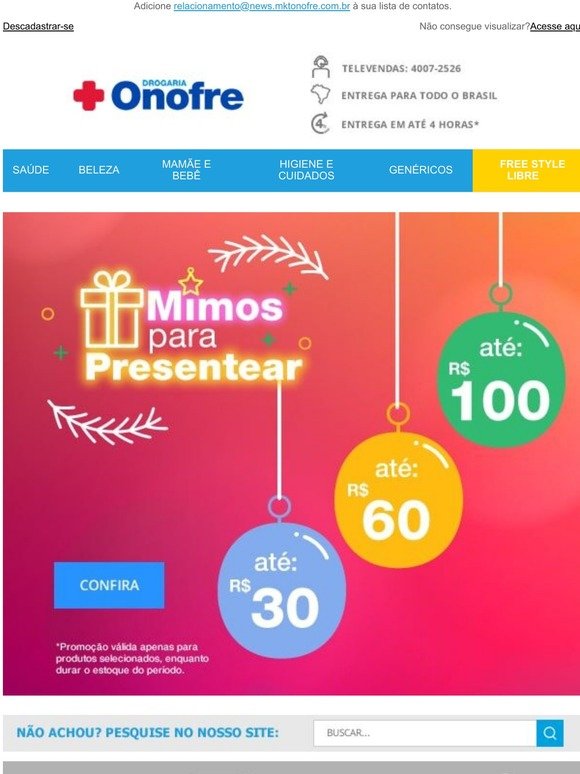 Mimos para Presentear no Natal 🎄Kits de R$30 até R$100!