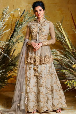 Gown, Jacket and Lehenga style suits 
