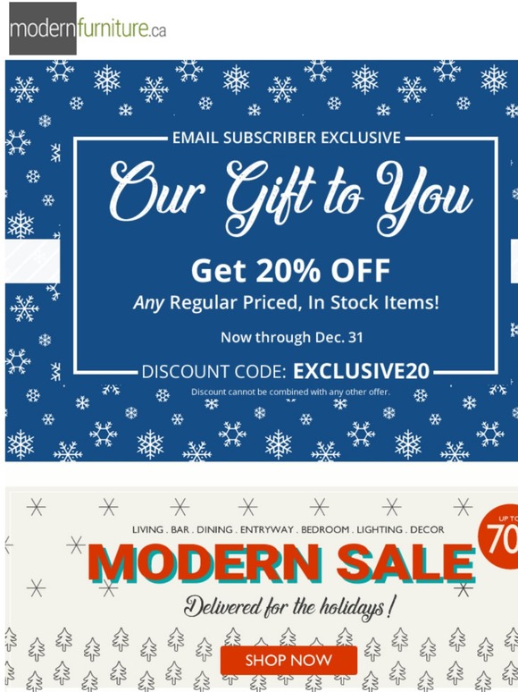 EXCLUSIVE OFFER - Our Gift to You!