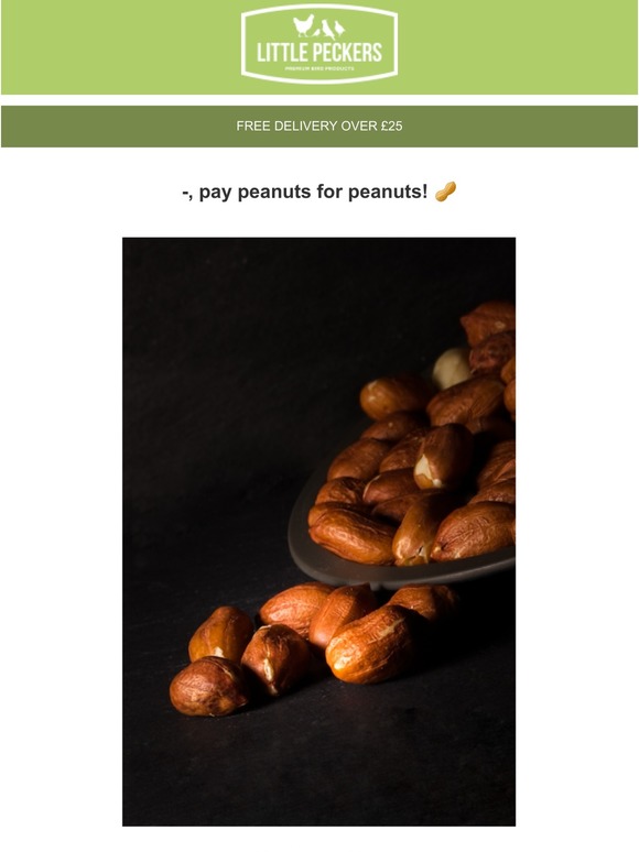 Little Peckers Pay Peanuts For Peanuts! 🥜 Milled