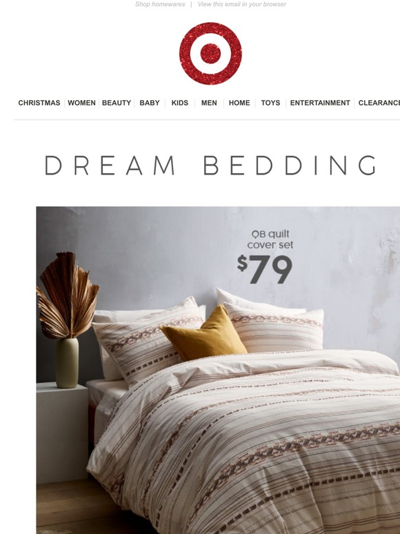 Target Dream Bedding Milled