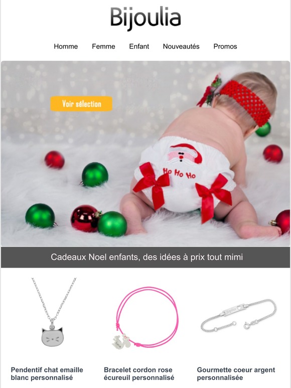 Un bijou gravé, le cadeau rêvé des enfants!