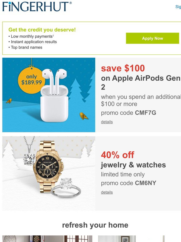Fingerhut Fingerhut 🙌 We still have Apple AirPods! 🙌 Milled