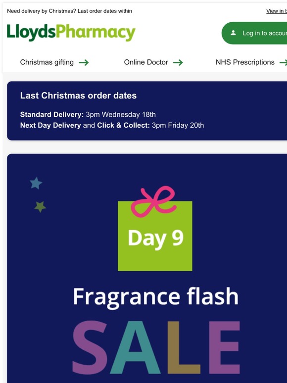 lloyds pharmacy fragrance sale