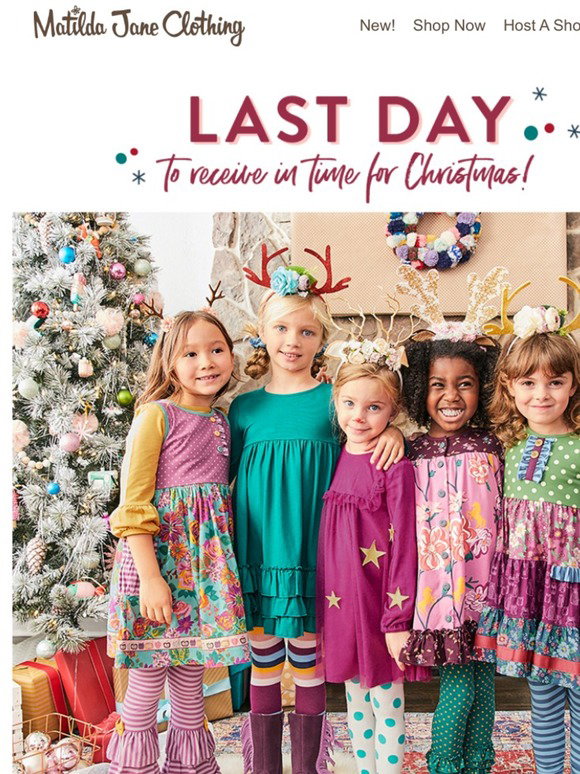 Matilda Jane Clothing: LAST CALL to Receive by Christmas!  | Milled