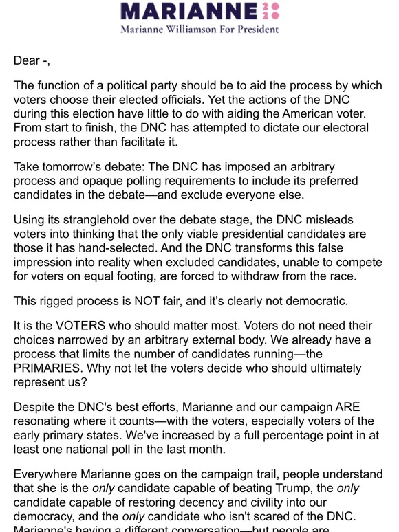 The will of the people