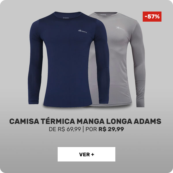 camisa termica adams centauro