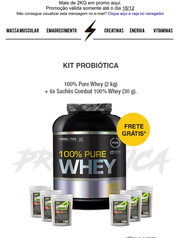 Whey com whey e mais whey.