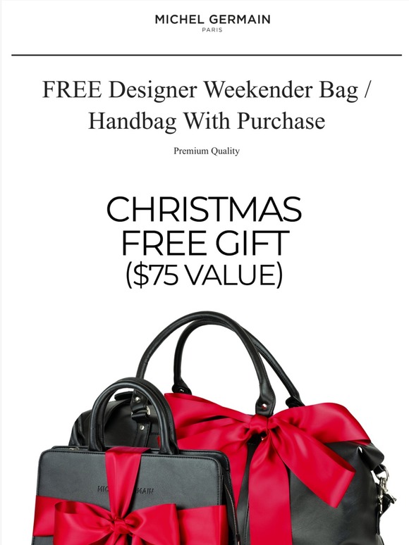 Michel Germain Designer Weekender Bag