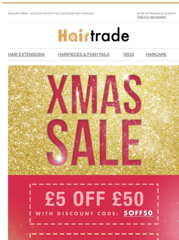 Christmas SALE: Up to £15 off your next purchase