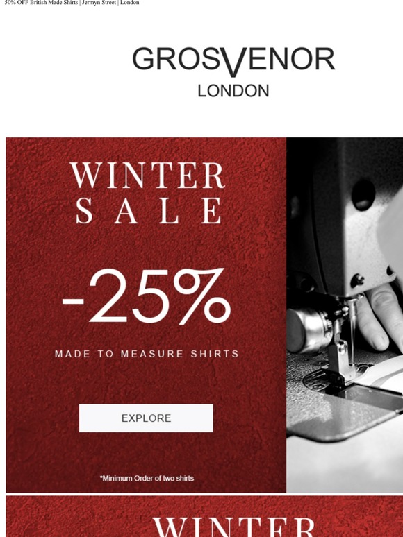 Made to Measure - Winter Sale!