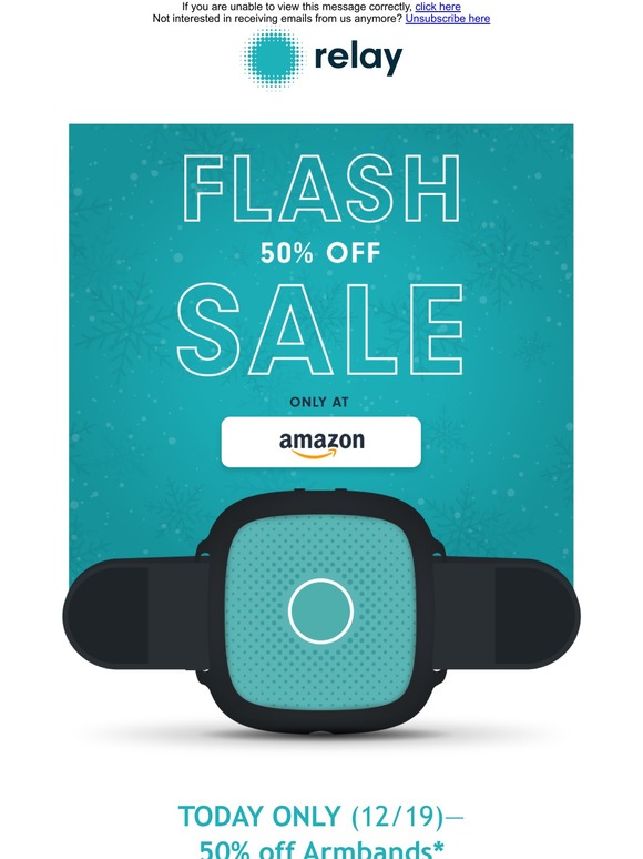 TODAY ONLY—50% off armbands