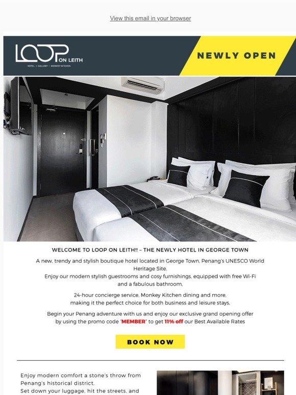 Unveiling a Brand New Boutique Hotel in Penang - LOOP on Leith