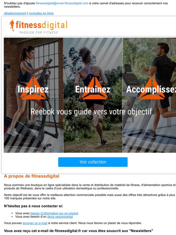-REEBOK vous guide vers votre objectif