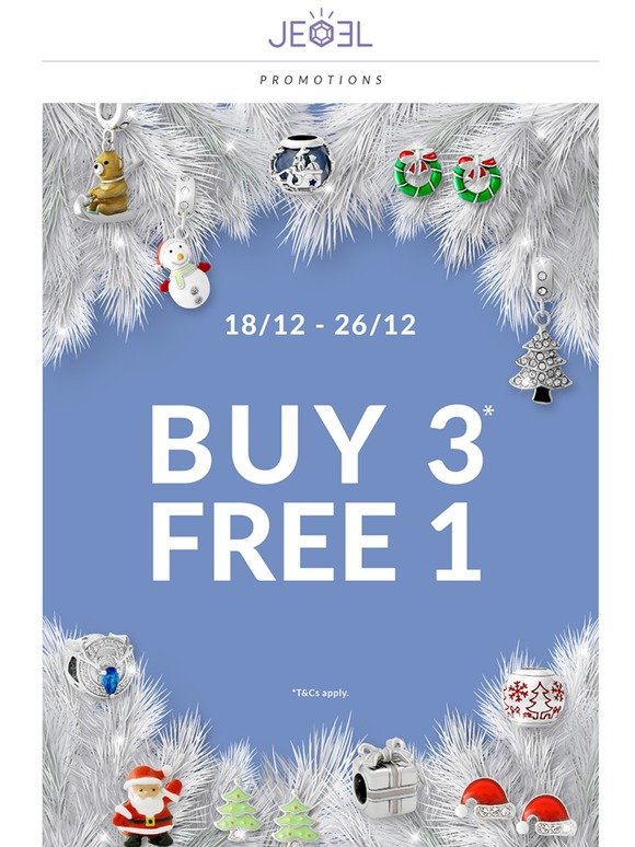 🎅 Buy 3 FREE 1 selected items. Hurry now!! 🎄