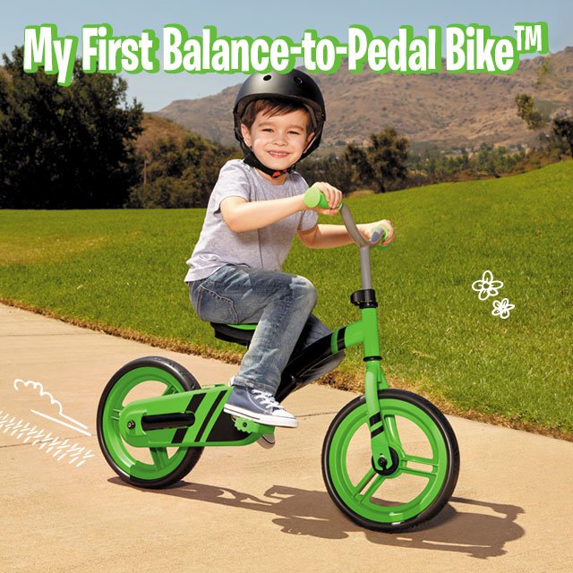 little tikes balance to pedal bike