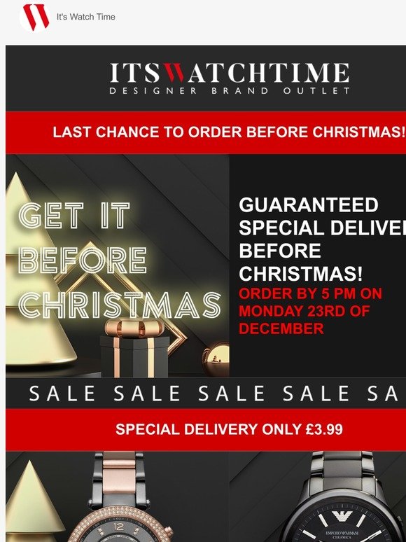 ☰ Your last chance before Christmas!