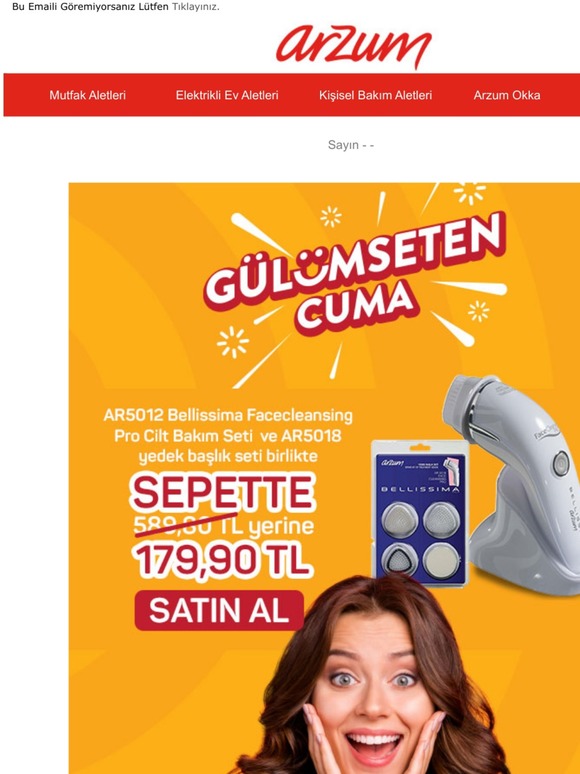 Gülümseten Cuma ile Sepette Büyük Fırsat